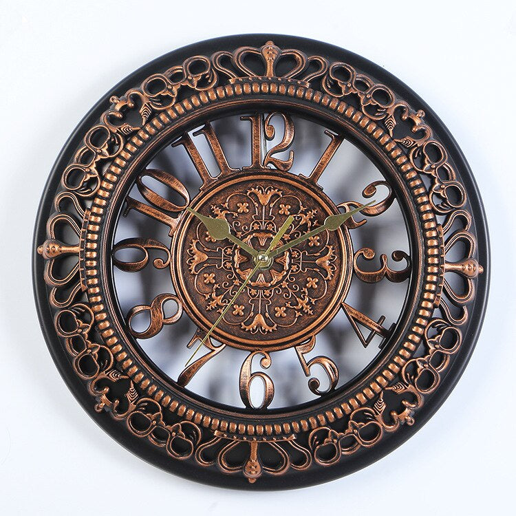 EchoCraft – Vintage Wanduhr mit Retro Details für klassische Innenräume