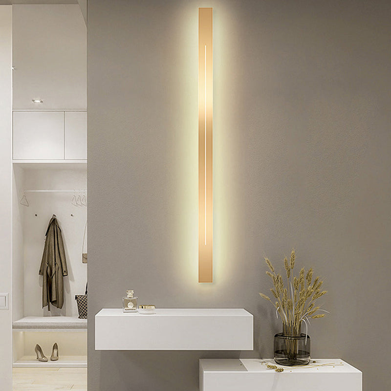 LumièreGold – Moderne LED-Wandleuchte mit minimalistischem Design für elegante Innenräume