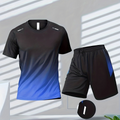 Ethan – Kurzarmhemden mit Shorts-Set mit elastischem Bund
