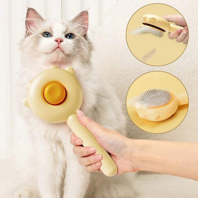 GroomEase – Ergonomisches Tierpflegewerkzeug mit Doppelfunktion
