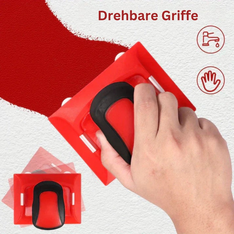 PaintEase - Drehbarem Stiel Maler mit mit Ecke für präzises Wand und Deckenmalen