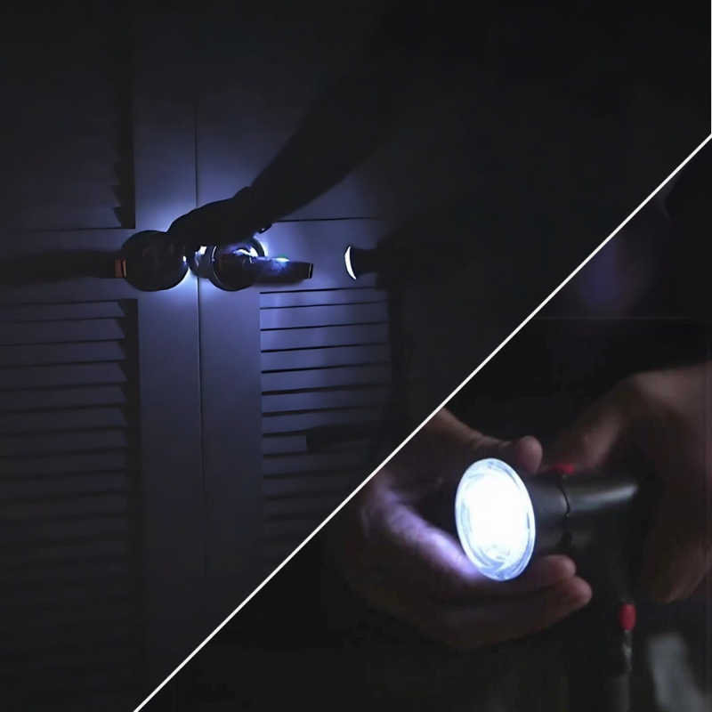 SureGlide – Faltbarer Gehstock mit LED Licht und Alarm