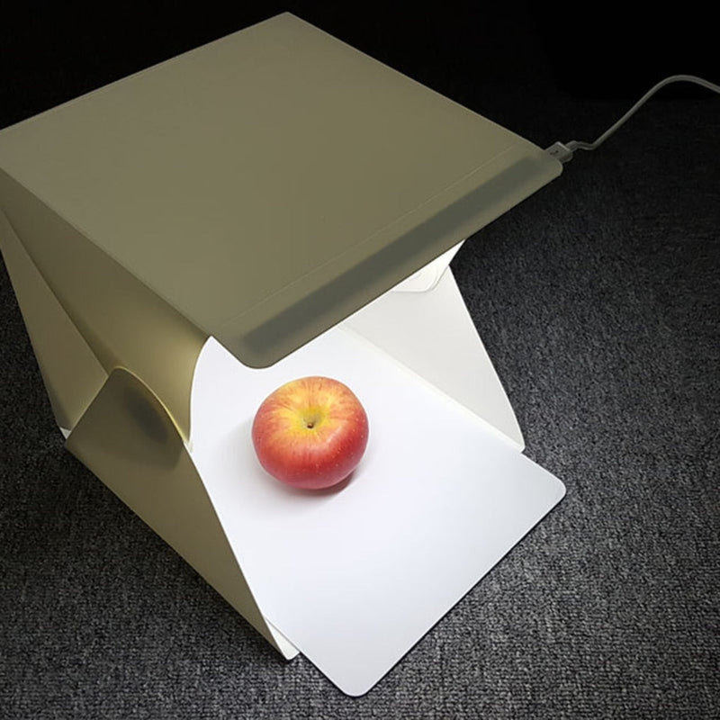 SnapFold – Tragbares zusammenklappbares LED Lichtstudio für die Einrichtung der Heimfotografie