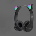 KittyAudio – Kabelloses Bluetooth Headset mit LED Katzenohren und Mikrofonsteuerung