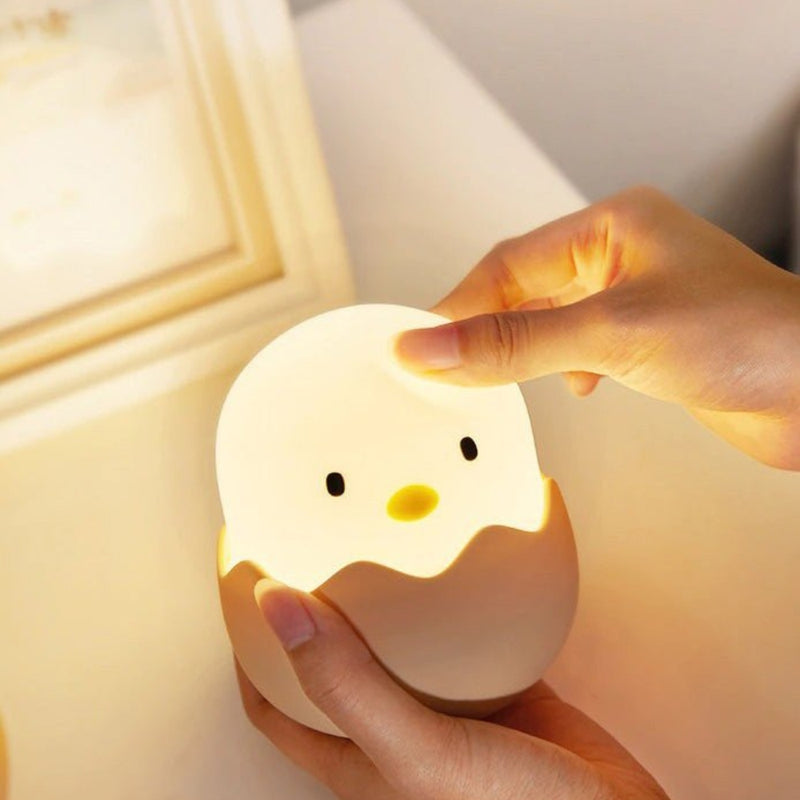 GlowBuddy – Aufladbare farbwechselnde Cartoon Nachttischlampe