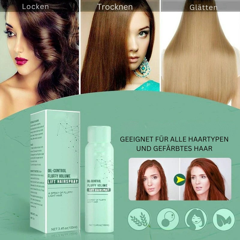 VoliShine - Trockenshampoo Spray für sofortige Ölkontrolle und einen natürlichen Volumenschub für das Haar