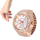 TimeBand – Moderne fingeruhr mit verstellbarer passform und elegantem design