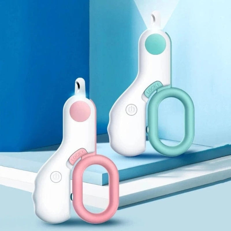 PawGlow – Ergonomischer Krallenknipser für Katzen mit LED Licht für präzises Trimmen