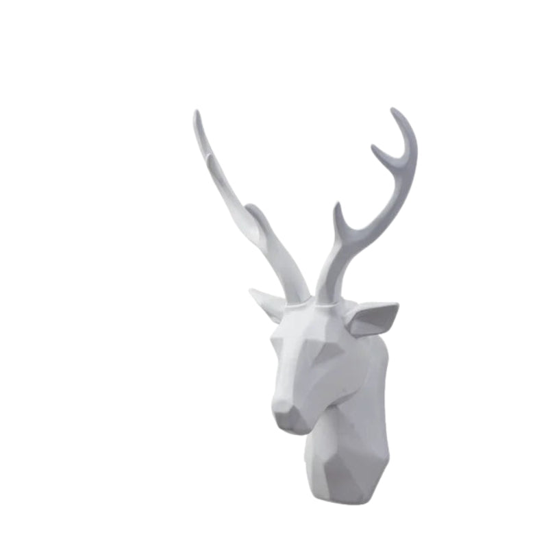 Regal Deer – Dekorative Wandskulptur mit Hirschkopf und realistischen Details
