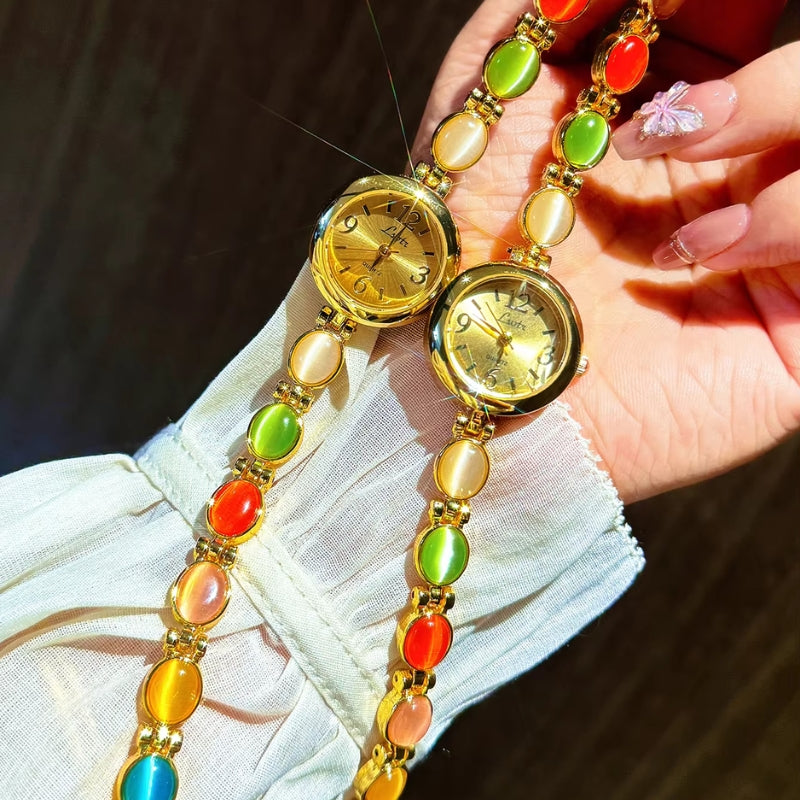 Pauline – Elegante wasserdichte Uhr mit verstellbaren Armbändern und leichtem Entwerfen
