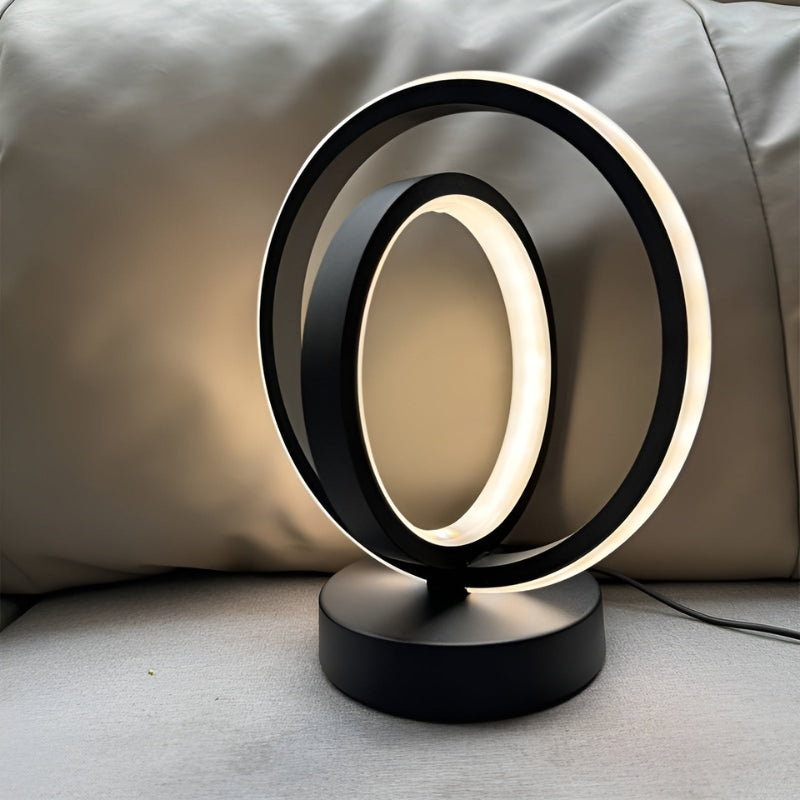 LuxeVision - Moderne dimmbare Tischleuchte mit einzigartigem Design und USB Anschluss