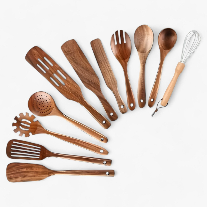 CookEase – 11 teiliges Küchenhelfer Set mit ergonomischen Griffen