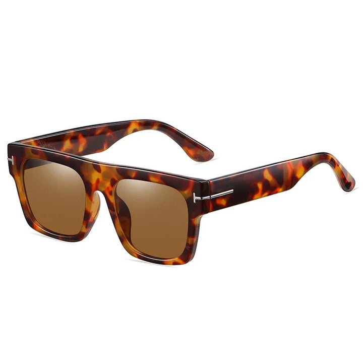 Visionary - Moderne Quadratischer Rahmen Sonnenbrille