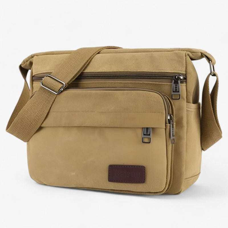 Anselm – Leichte Umhängetasche mit mehreren Taschen und verstellbarem Riemen