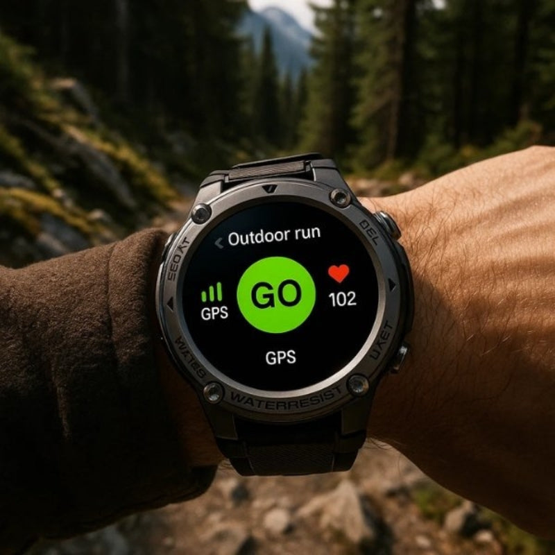 Dominik – GPS-Wander Smartwatch mit Notfallalarm und Im Freien Tracking Funktionen