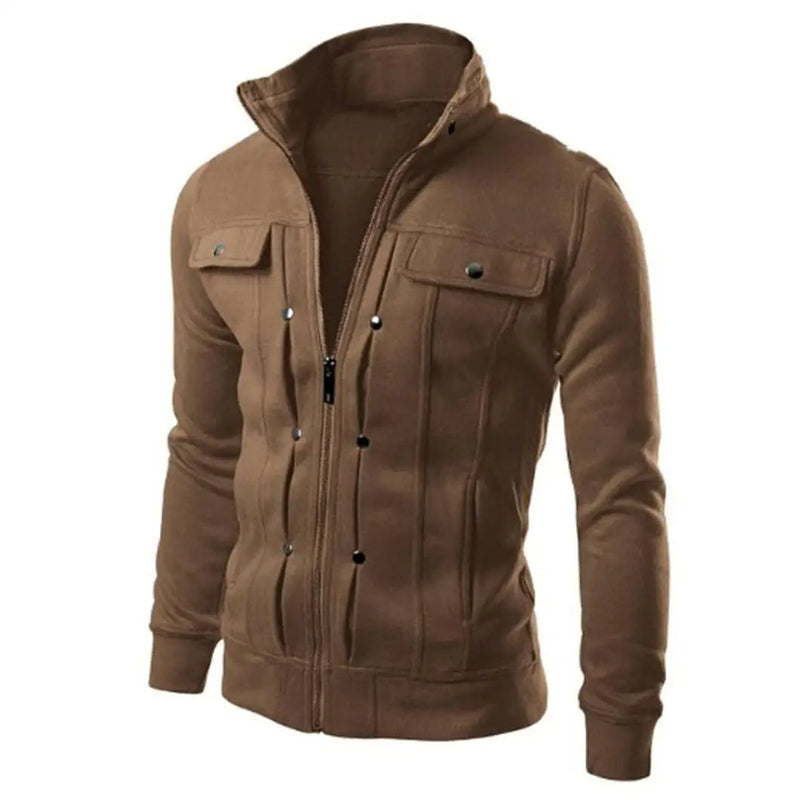 Ben - Warme Langärmelig Jacke Mit Reißverschluß
