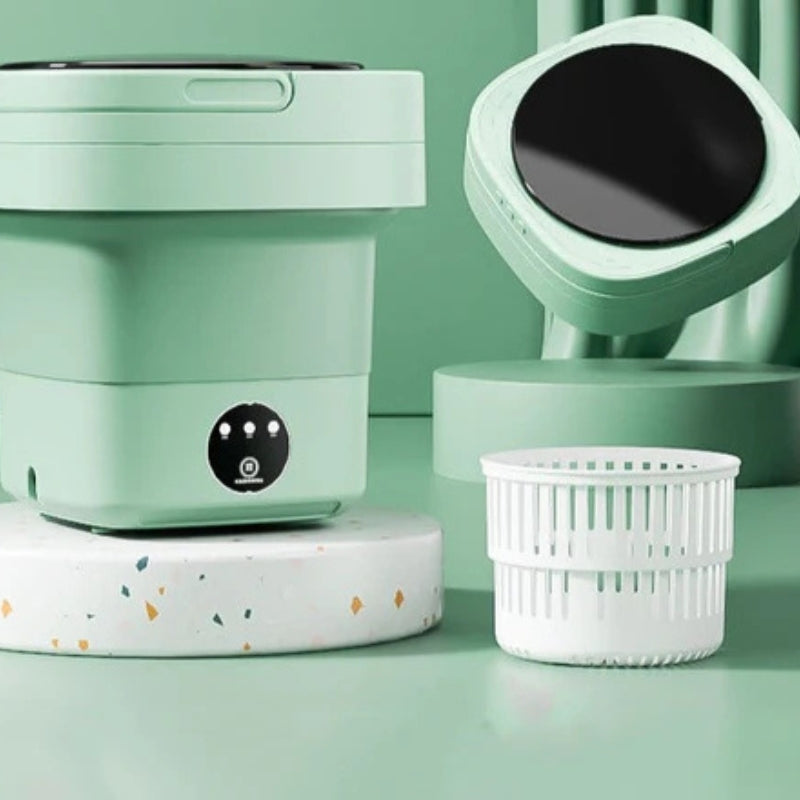 PortaClean – Kompakte tragbare Mini Waschmaschine mit faltbarem Entwerfen