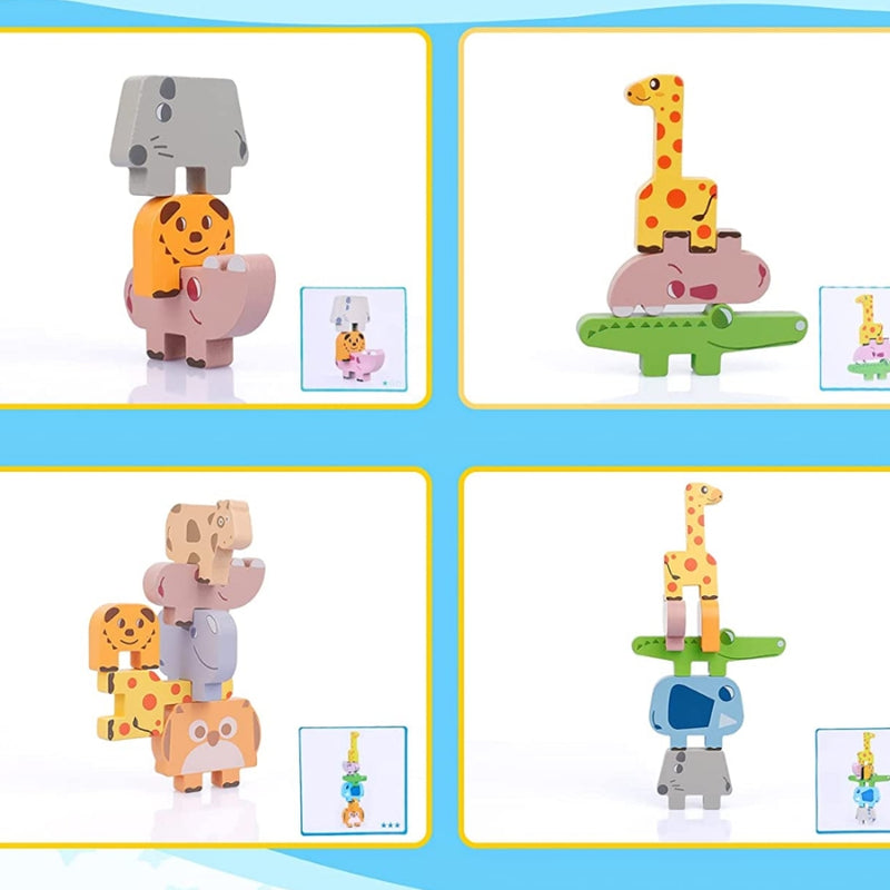 StackCritters – Tier Stapelblockspiel mit Formzuordnung und Gleichgewichtsspiel
