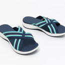 Zaneah – Leichte offenen Zehen Hausschuhe mit Rutschfeste Sohle