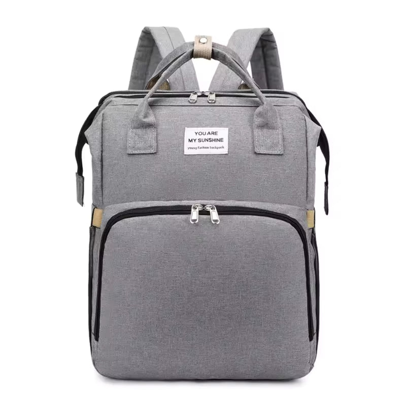 BabyNest - Tragbare Wickeltasche mit klappbarem Bett und organisierter Aufbewahrung