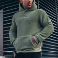Axel - Langärmelig Flauschiges Vlies Kapuzenpulli Mit Taschen
