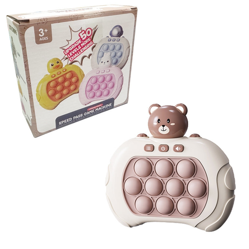 QuickDot – Leuchtende Zappelspielkonsole mit Schnelldrück Blasen Herausforderung