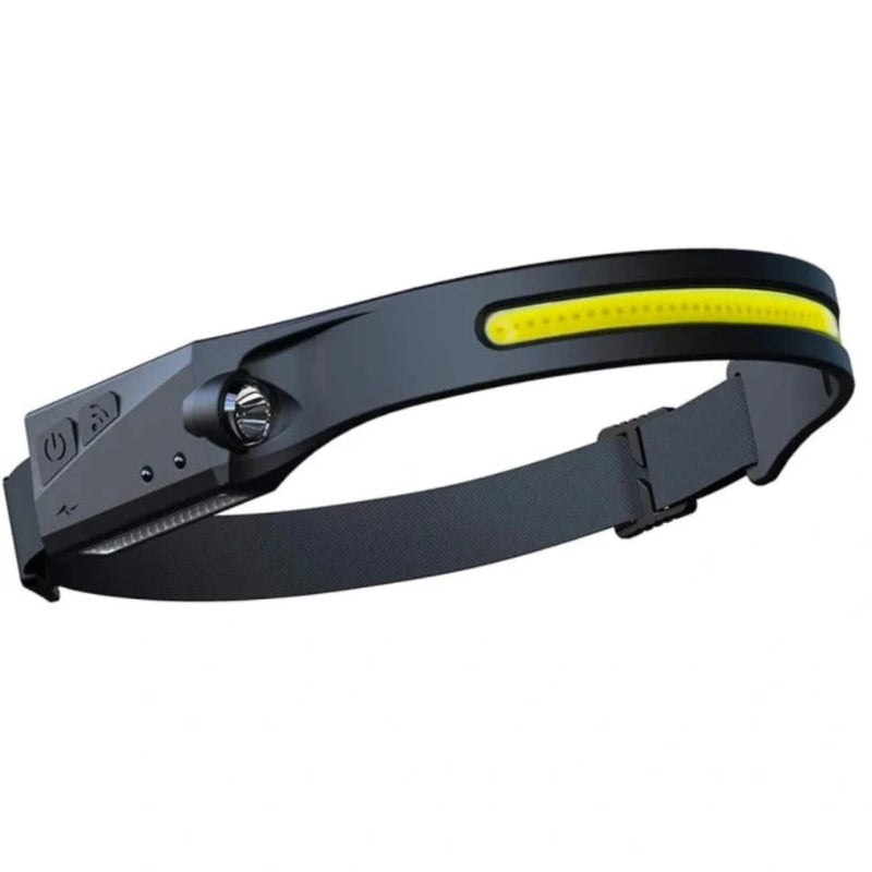WaveLight – LED Sensor Stirnlampe mit Akku und verstellbarem Band