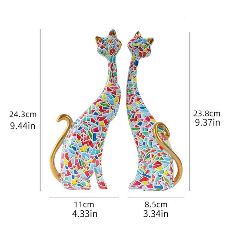 CatLume – Elegante abstrakte Katzenskulpturen für künstlerische und stilvolle Inneneinrichtungen