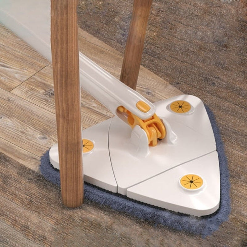 MopSlide – 360° Drehbarer Dreiecksmopp mit ausziehbarem Griff für die Tiefenreinigung