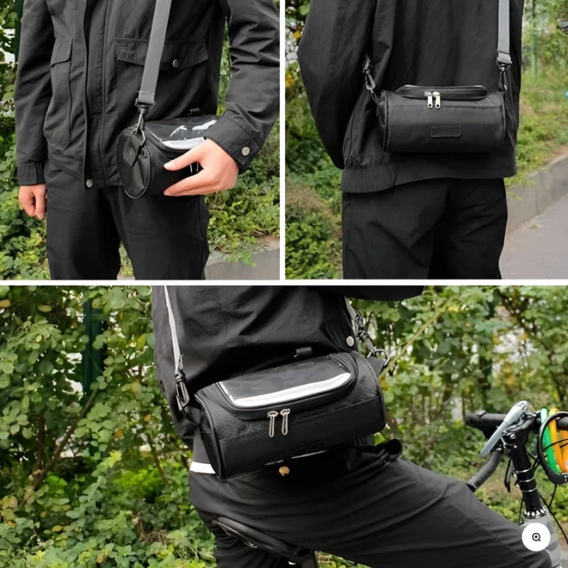 EasyRide – Wasserdichte Fahrradtasche mit Touchscreen Fenster und sicherer Telefonhalterung
