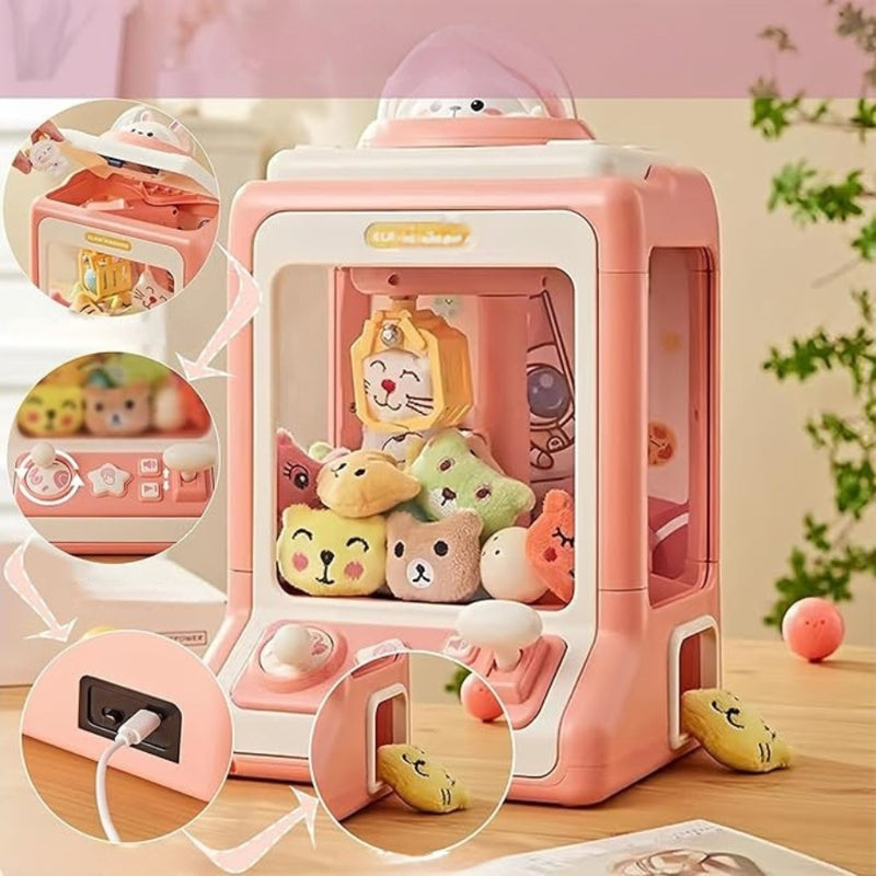 ClawJoy – Mini Greifautomat mit Lichtern Musik und kabelloser Fernbedienung