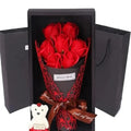 RoseAura - Rosen Seifenstrauß Geschenkbox mit floralem Duft