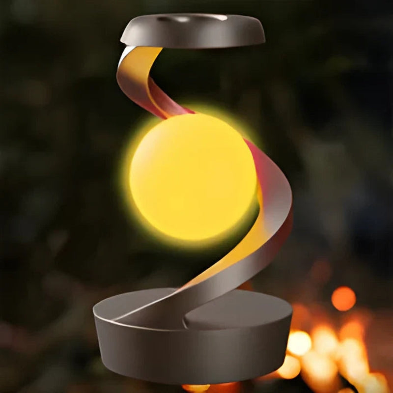 GlobeBeam – Moderne wiederaufladbare Schreibtischlampe mit rotierender Kugel