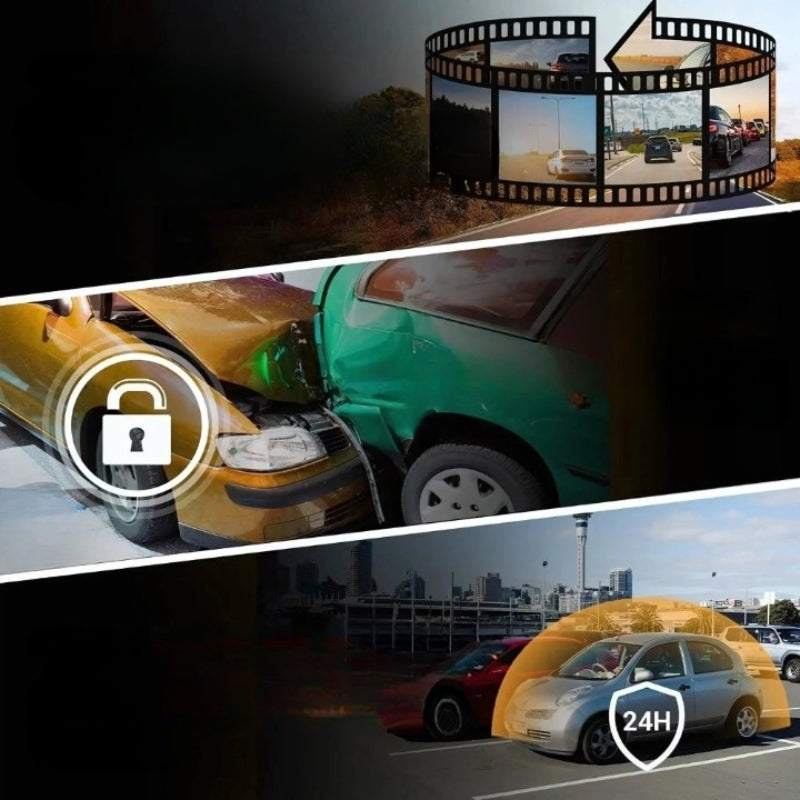 DriveGuard – 320° Ultraweitwinkel-Smart-Dashcam mit Nachtsicht