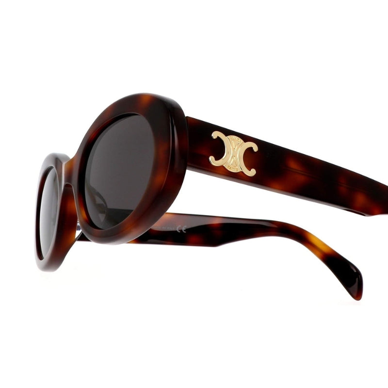 Nora – Stilvolle ovale Sonnenbrille mit markantem Rahmen und UV Schutz