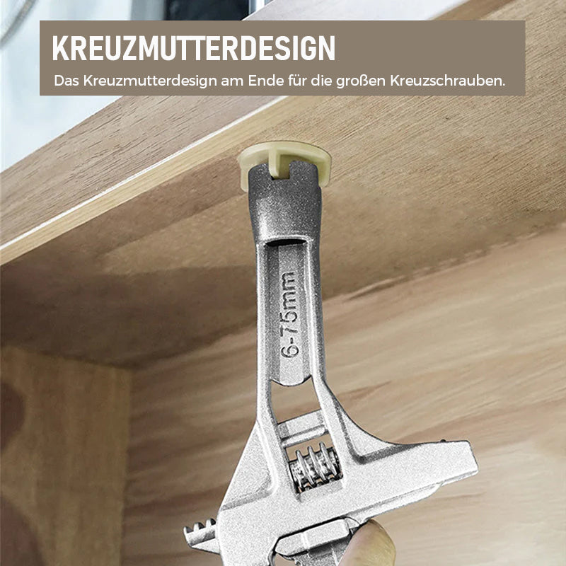 FlexGrip - Verstellbarer Schraubenschlüssel für beengte Platzverhältnisse und schnelle Reparaturen im Haushalt