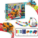 VantaRush – Flexibles LED Rennstrecken Set mit veränderbarem Layout und leuchtendem Auto