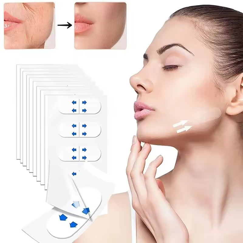 SkinLuxe - Unsichtbares Gesichtsliftingband gegen Falten und schlaffe Haut mit nahtlosem Sitz