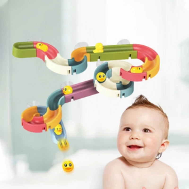 DuckSlide – Badespielzeug mit Entenbahn und Gleitsystem mit Saugnapfbefestigung