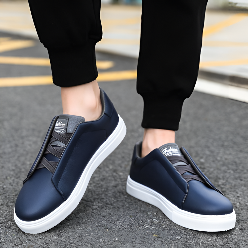 Sebastian – Lässiger flacher Sneaker mit rutschfester Sohle