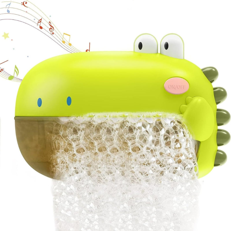 BubbleDino – Dinosaurier Schaumbadmaschine mit Musik und verspieltem Entwerfen