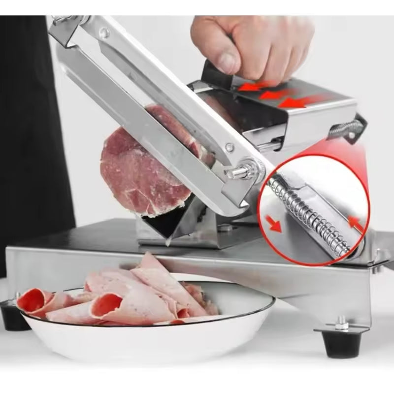 SlicePro – Multifunktionale kompakte Küchenschneidemaschine für Fleisch