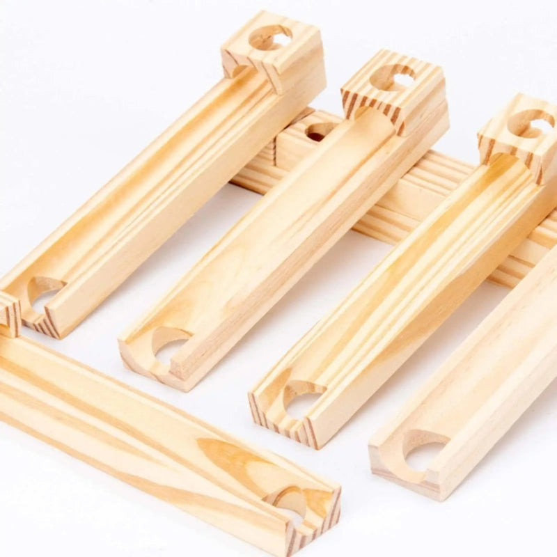 BuildFlow – Murmelbahn Spielzeugset für Kinder zum Bauen von Schienen und für technischen Spaß