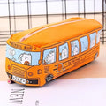 DeskZip - Kreatives Bus Federmäppchen Set mit Reißverschluss und großem Stauraum