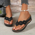 Miray – Leichte Blumendesign Sandalen mit Dicke rutschfeste Sohle