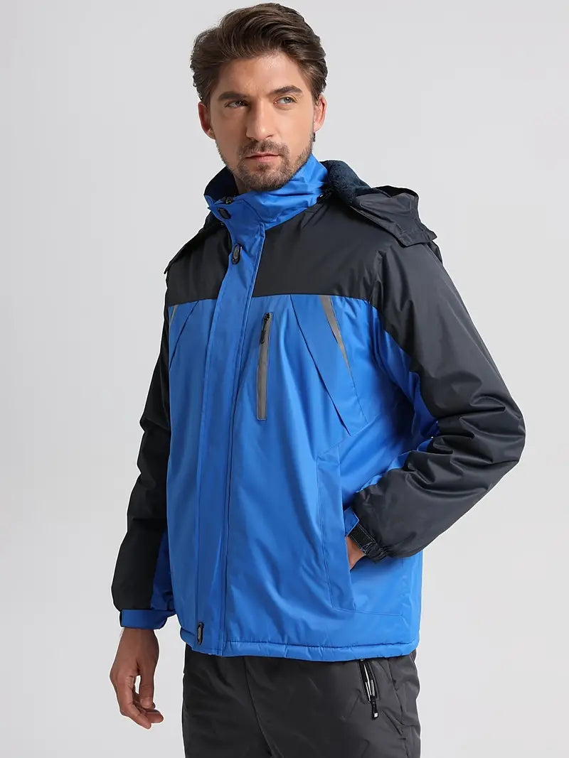 Anselm - Langärmelig Wasserdicht Kapuze Jacke Mit Reißverschluß