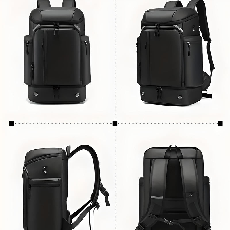 TrekGuard – Diebstahlsicherer Wanderrucksack mit großem Fassungsvermögen und mehreren Taschen