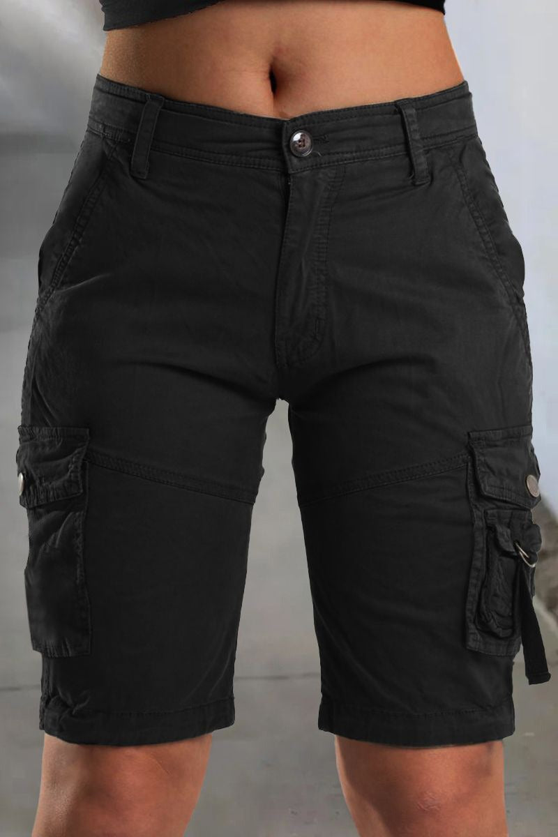 Mason – Cargo-Shorts mit mehreren Taschen und klassischem Knopfdesign