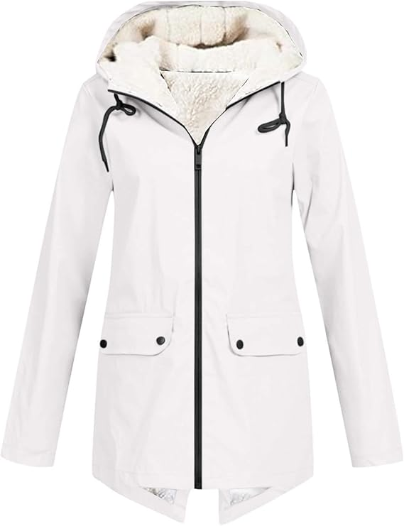Emma - Warmes Langarmshirt Kapuze Jacke Mit Reißverschluß