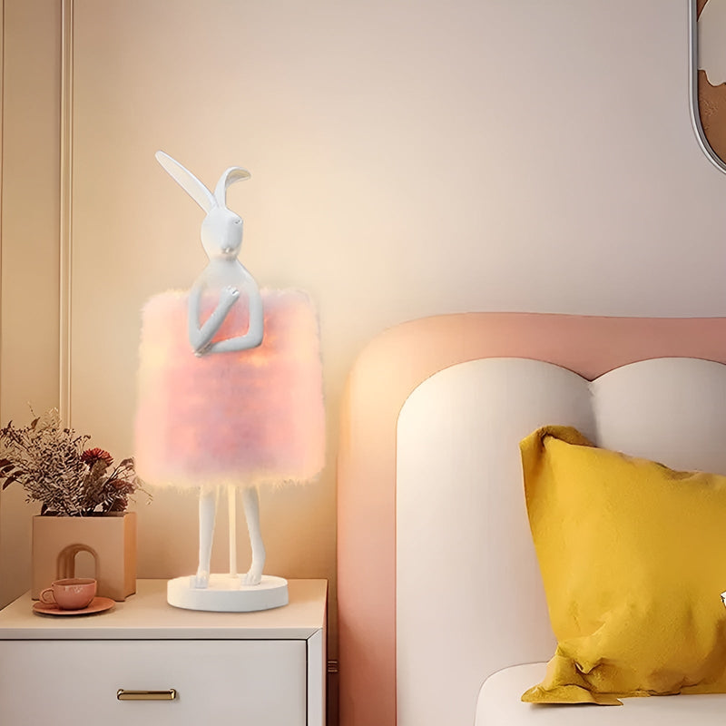 GlowBit – Elegante Kaninchen Tischlampe mit verspieltem Entwerfen und sanftem Ambientelicht